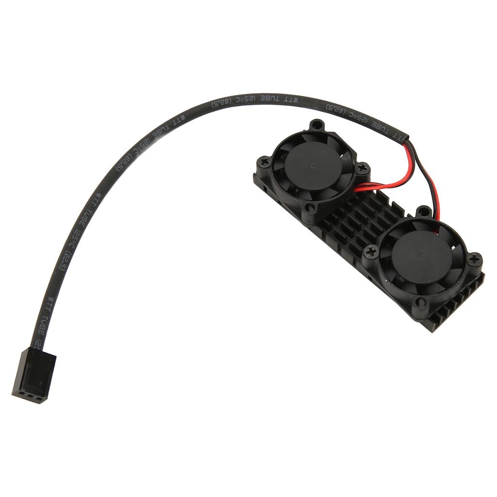 Радиатор для M.2 2280 SSD, 3-контактное питание, алюминиевый сплав, АБС-пластик, 2 охлаждающих вентилятора, кулер для M.2 2280 SSD для настольного компьютера