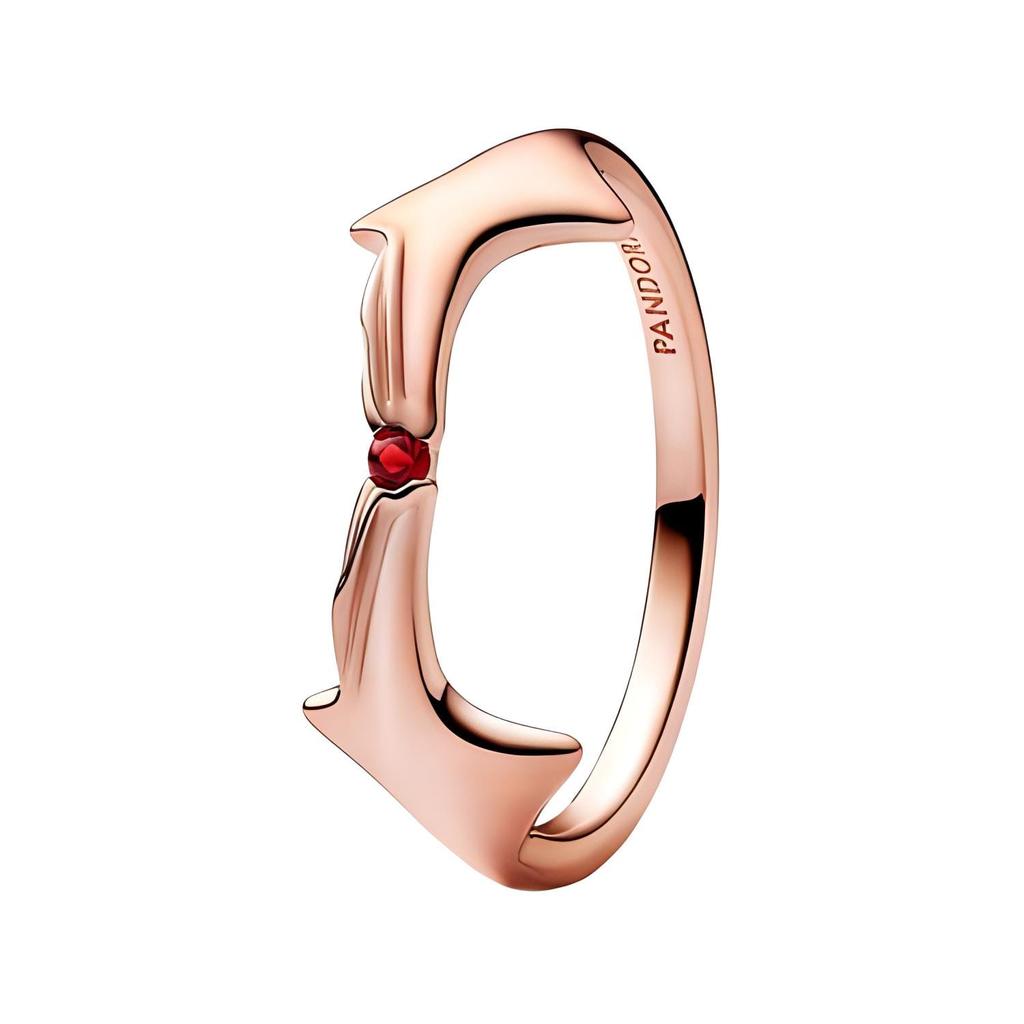 Pandora Artificial Crystal Rings Women's Rose Gold 182756C01
