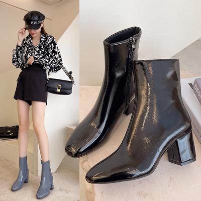 Мода 2024 Весна и Осень Новая Модная Верхняя Одежда Большие Женские Одинарные Сапоги Универсальные и Удобные Ботинки для Женщин