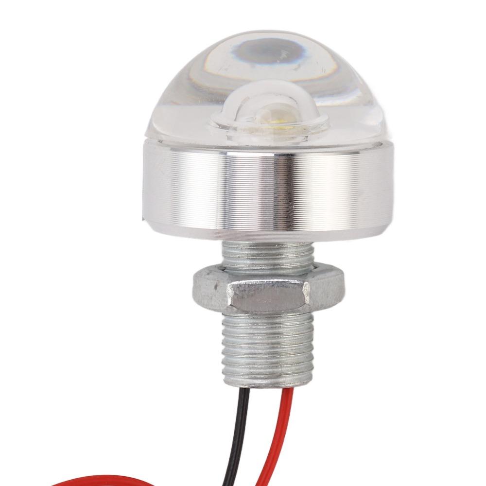 5 Pack 1W LED Deck Lamp DC 12V Mini Embedded Spotlight Low Voltage Landscape Well Lights  Walkway