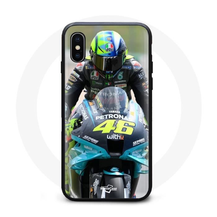 Coque - Valentino Rossi - Iphone XS Max - Noir - Souple - Protection contre les chocs