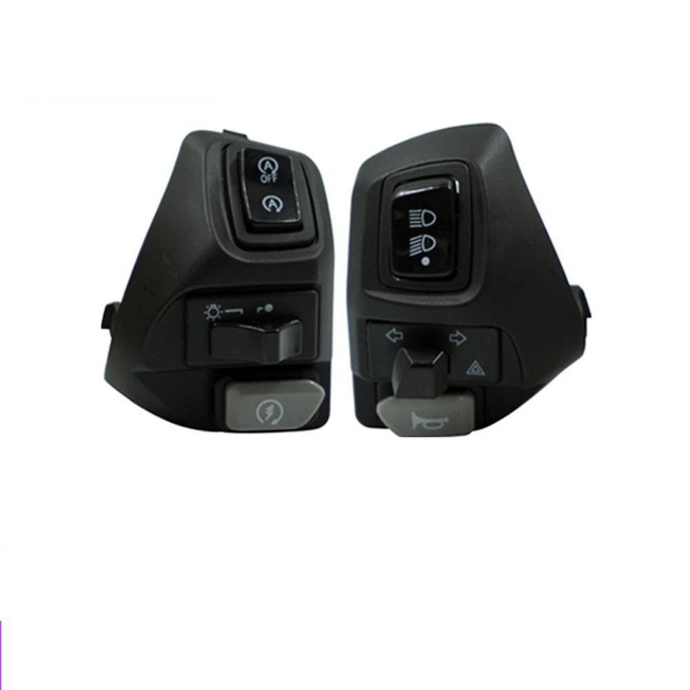 Handlebar Control Switch Button Motorcycle Headlight Fog Light Turn Signal Switch For AEROX155 Motorcycle Handle Seat Switch