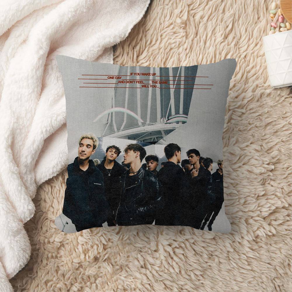 American Pop Boy Band Why Dont We Personalized Pillow Cover Kids Bedroom Wild Party Decor Pillowcase Kid Birthday Shower Gift