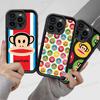 Классический Модный Логотип P-Paul F-Frank Для IPhone 17 16 15 14 13 12 11 Pro Max Plus Чехлы для Телефона