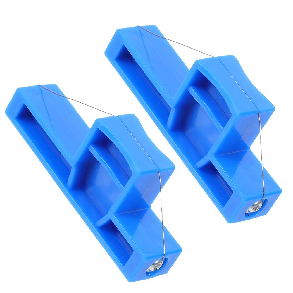 2Pcs Precision Ceramic Cutting Tool Set Wire Angle Cutter for Clay Sculpting Trimming Beveling Pottery Angle Clay Trimming Tool