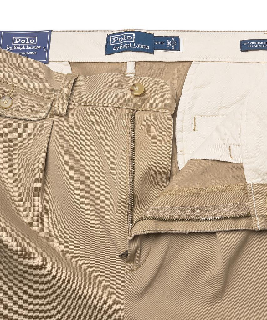POLO RALPH LAUREN Whitman Relaxed Fit Pleated Chino Pants - Beige