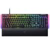 Проводная игровая клавиатура Razer BlackWidow V4 с желтыми переключателями, 6 выделенными макро- и медиа-клавишами для расширенных команд и горячих клавиш, подсветка Underglow Chroma RGB