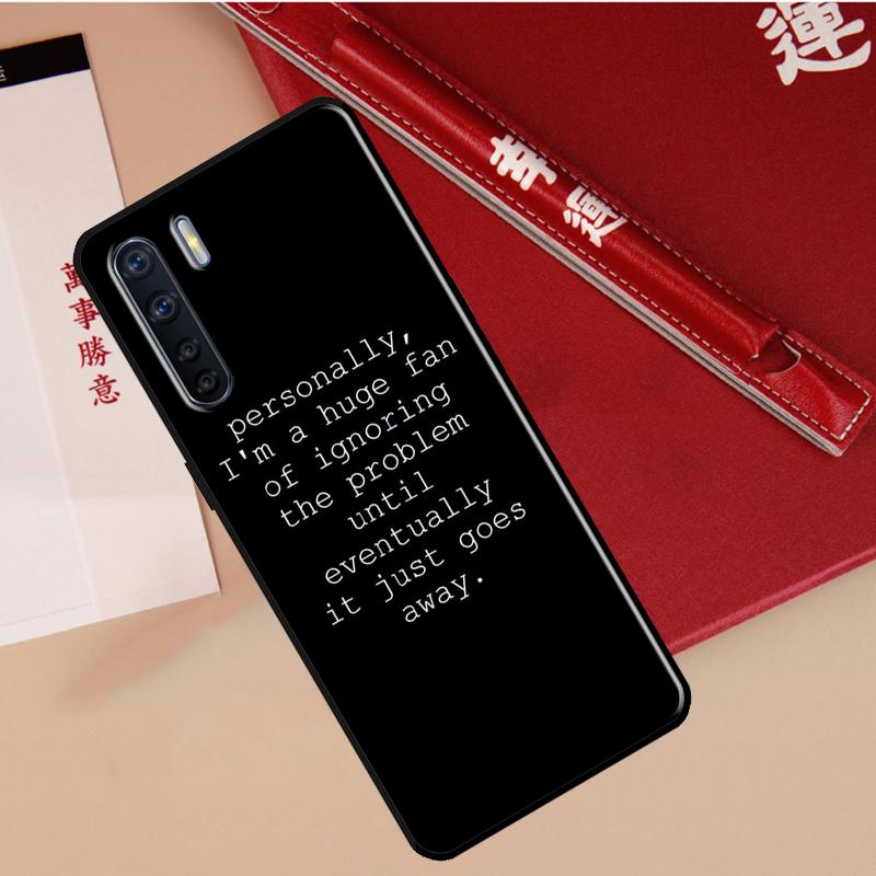 Чехол с цитатами из «Волчонка» для Oppo A80 A58 A5 Pro A15 A16 A17 A57 A77 A94 A74 A54 A76 A96 A40 A60 A18 A38 A78 A98