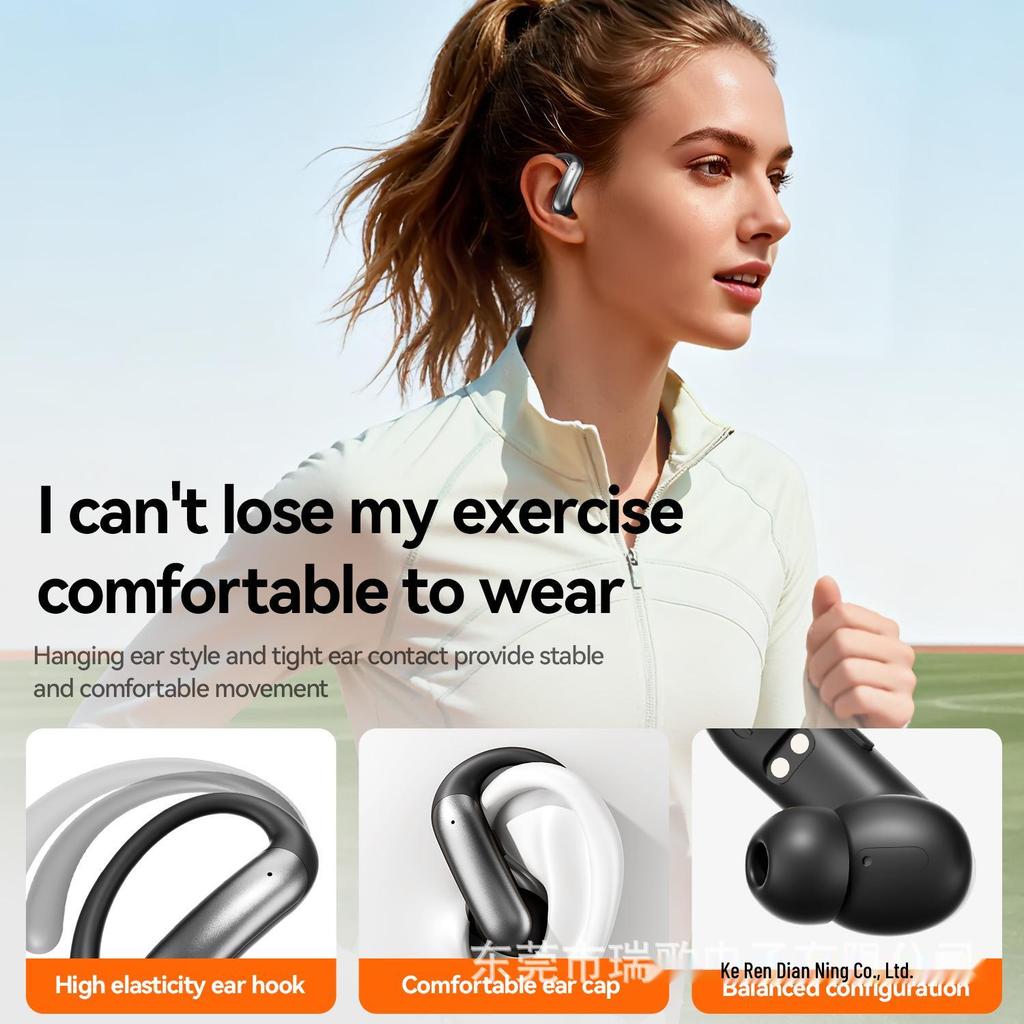 Умные Bluetooth-наушники Smart M144 с заушиной, полувкладыши, с двойным цифровым дисплеем