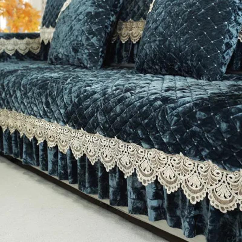 European Non-slip Plush Sofa Cushion Four Seasons Universal Cushion Full Cover Sofa Cover
