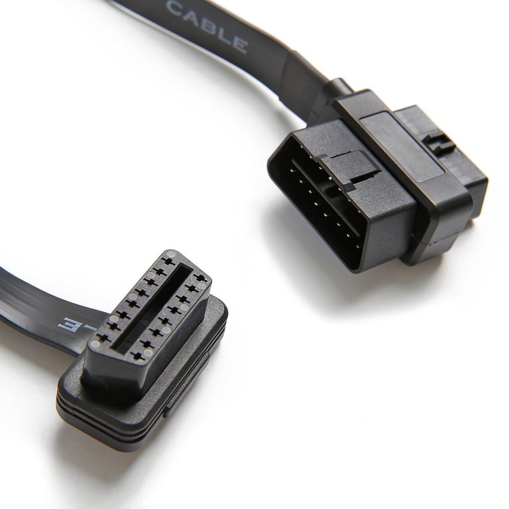 bbfly-A9 OBD II OBD2 16 Pin Splitter Extension 1x Male and 2X Female Extension Cable Adapter (2FT/60CM)