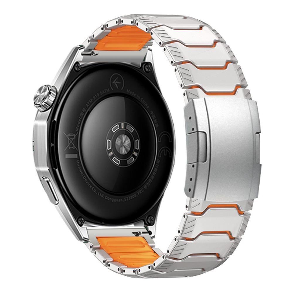22-мм универсальный титаново-силиконовый магнитный ремешок для Huawei Watch GT6/5/4 Pro Ремешок для часов Xiaomi GTR 3/4/Pro/Haylou