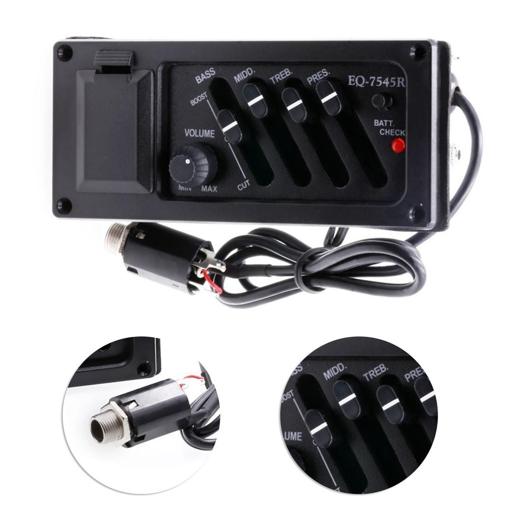 Звукосниматель для акустической гитары, балансирующий эквалайзер для фолк, классической музыки, универсальные аксессуары