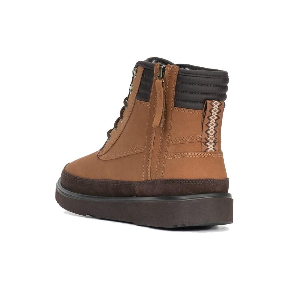 UGG Highland Comfortable Lace-Up Водонепроницаемые высокие кроссовки мужские кроссовки каштаново-коричневые 1130729-CHE