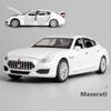1/32 Maserati Quattroporte Coupe Alloy Car Model Diecast Simulation Metal Toy Car Model Sound and Light Collection Kids Toy Gift