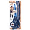Plus Ножницы Fit Cut Curve Премиум Титан Асимметричные Премиум Синие 34-553