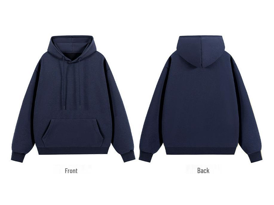 2025 Autumn Solid Color Loose Hoodie for Couples