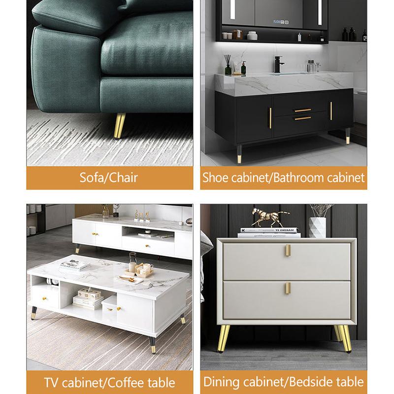 Luxury Lightweight Furniture Legs Supportive Foot Dining Table Legs Book Desk Foot Tv Cabinet Bathroom Cabinet