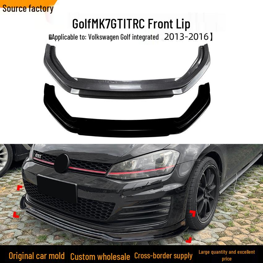 Совместимо с Volkswagen Golf MK7 GTI TCR Передний сплиттер-дефлектор для модификации