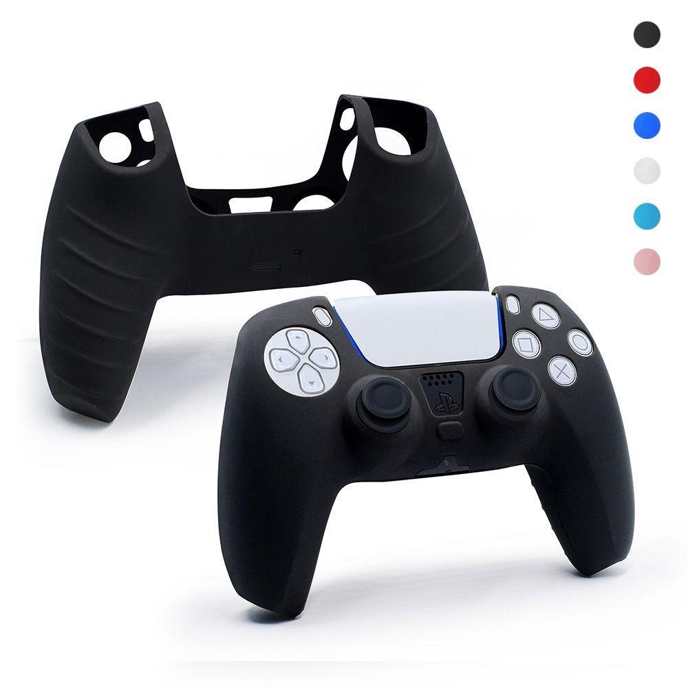 Мягкий чехол для геймпада Силиконовая оболочка Защитная крышка для PlayStation 5 Dual Sense Игровые аксессуары