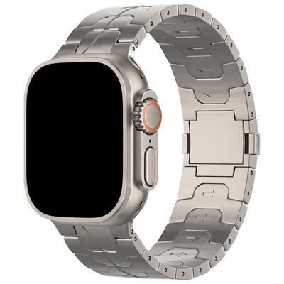 Для Apple Watch Series 11 10 42 мм/9 8 7 41 мм/SE3 SE2 SE 6 5 4 40 мм/3 2 1 38 мм Ремешок из титанового сплава с магнитной застежкой