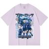 230 Gsm 100% Cotton Blue Lock V3 Print Unisex Heavy Cotton T Shirt