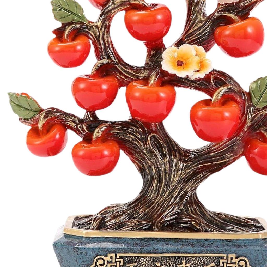 Фигурка яблони, настольный декор для весеннего праздника, домашний акцент