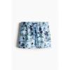 Шорты для плавания HM Pattern светло-голубые с узором