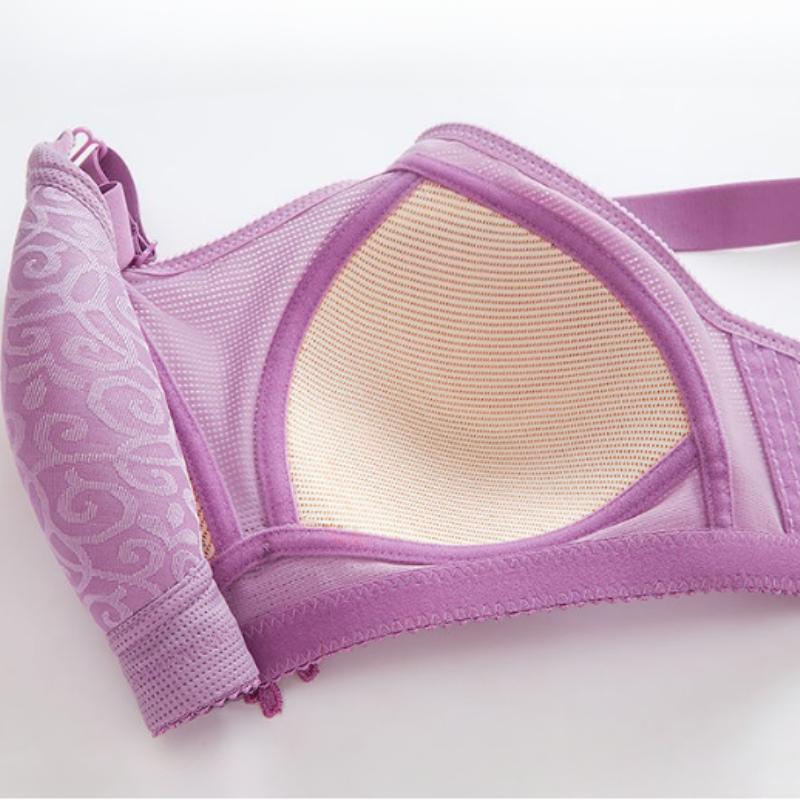 Large Size Thin Section Without Steel Ring, Mother Gathers Underwear, Breast Milk, Anti-sagging, Anti-glare, High-end Bra for Women