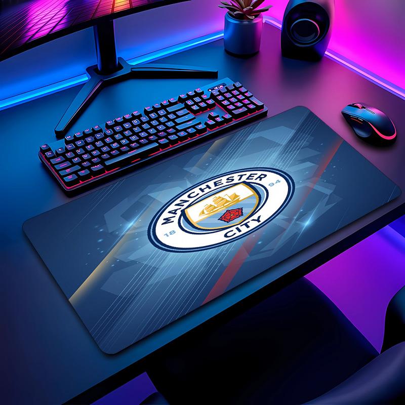 Коврик для мыши с узором Manchester City Football Нет?Нескользящий резиновый игровой коврик для мыши для стола, офиса, дома
