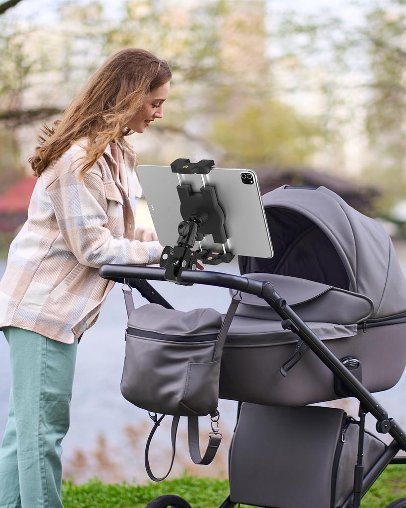 EXSHOW 2025 Усиленный металлический держатель для планшета для смартфона Простая японская инструкция по эксплуатации Широко совместим с iPad Pro Air Android Hero и Osmo