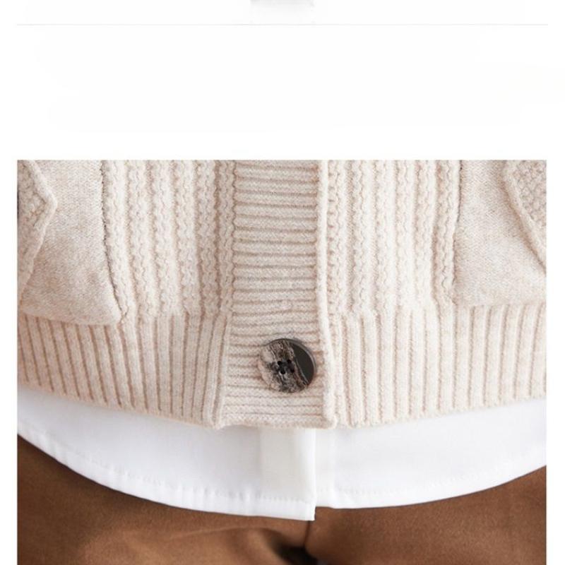 Вязаный жилет для женщин среднего возраста, весенний новый модный короткий жилет-свитер для женщин