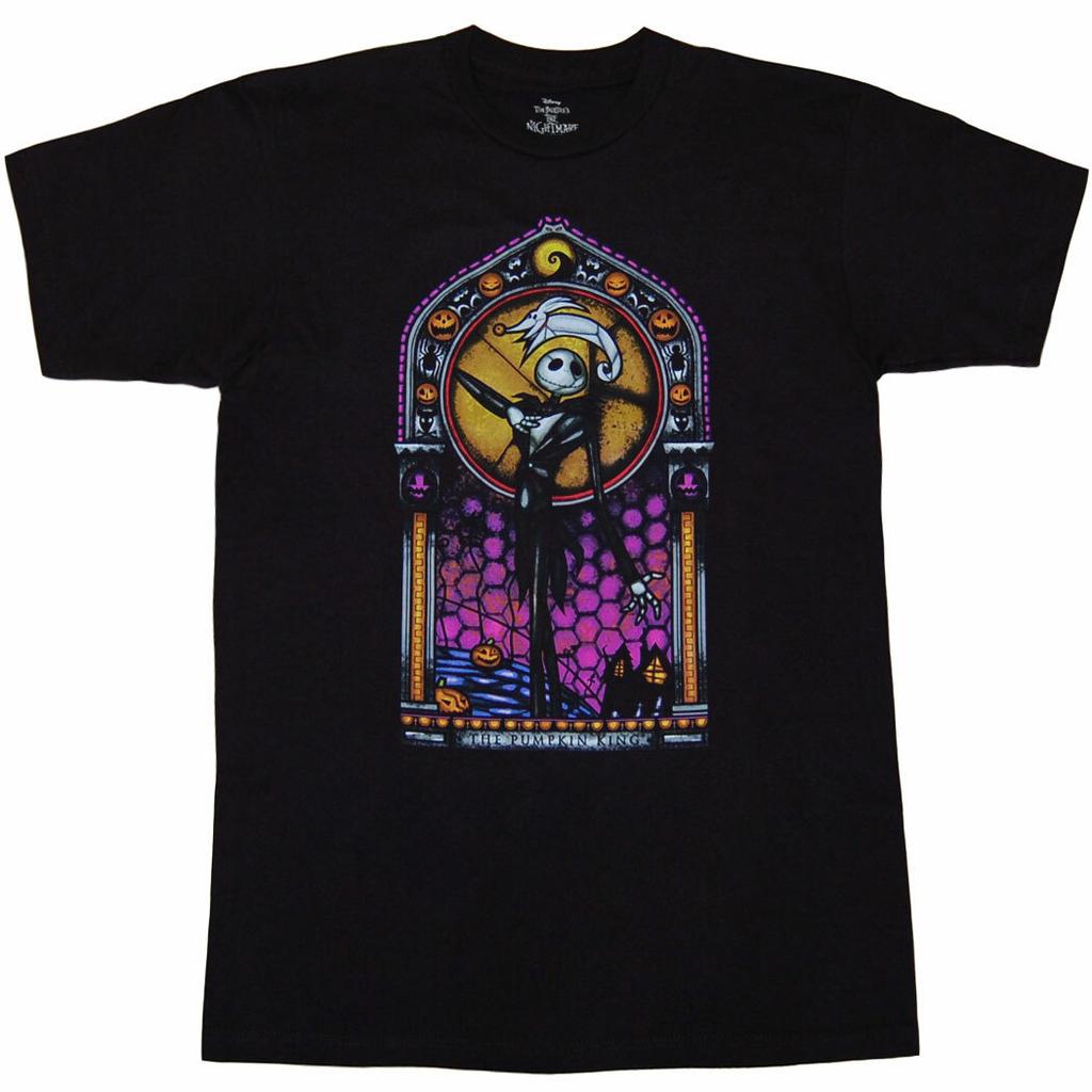 Nightmare Before Christmas Jack Stained Glass T-Shirt