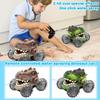 Dinosaur Water Spray Stunt Car, Remote Control Light Wheel Spinning Dancing Car Electric Toy