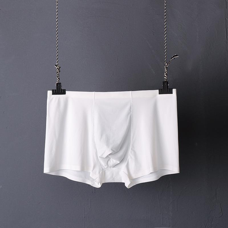 Vogue L-XXXL антибактериальные 3D спандекс популярные 1 шт роскошные боксеры бесшовные ледяной шелк высокое качество горячая распродажа нижнее белье шорты мужские