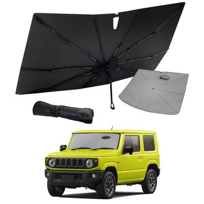 SunYard Совместимый с Jimny Силиконовая ручка Автомобильный солнцезащитный козырек Легкая сумка для хранения Компактный дизайн (Модель 2025 г.) - JB64W/74W, Солнцезащитный экран в виде зонта, Защита,