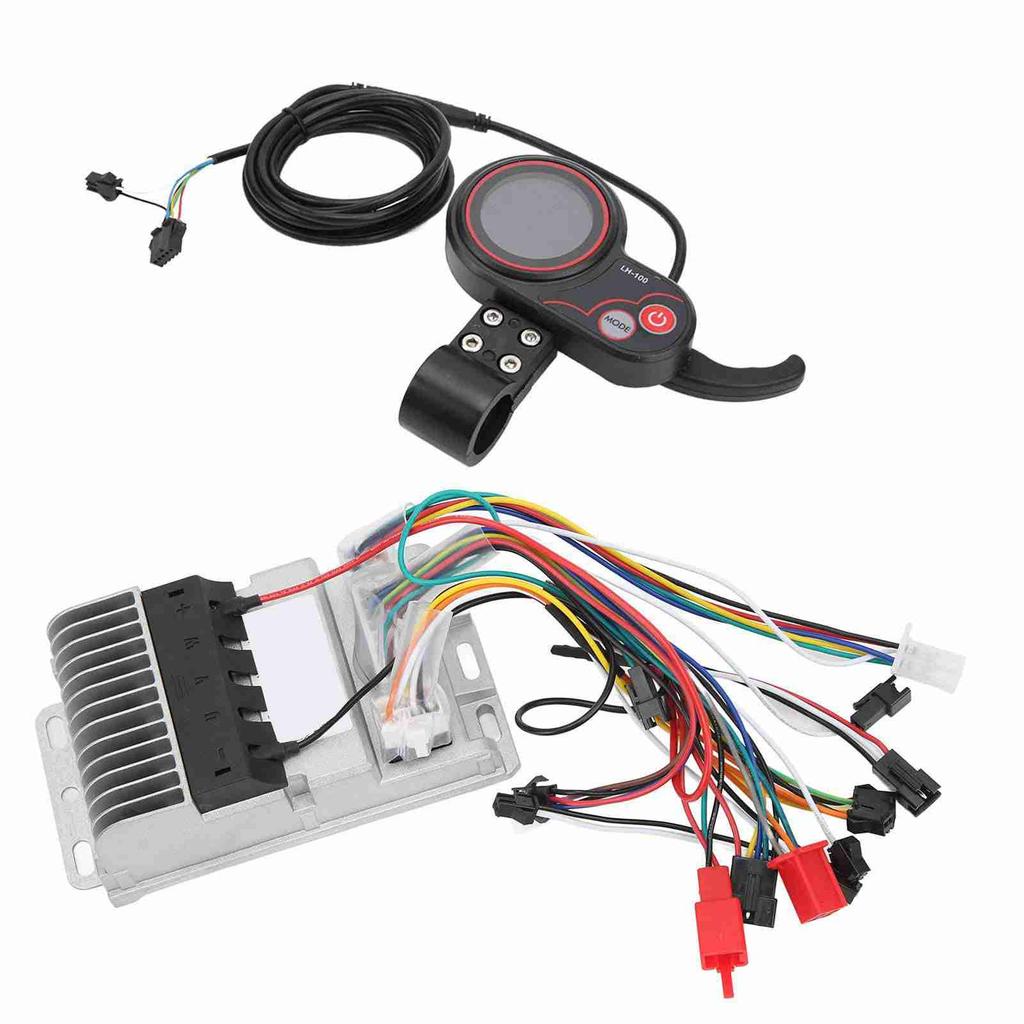 48 В 60 В 500 Вт бесщеточный контроллер двигателя LH100 ЖК-дисплей набор 3 режимов синусоидального контроллера комплект для