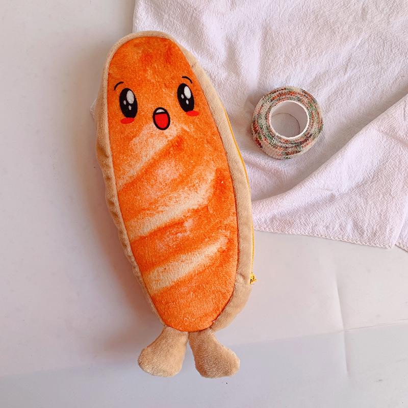 Креативный и причудливый тост, хлеб, пенал, милый пенал, сумка для хранения канцелярских принадлежностей