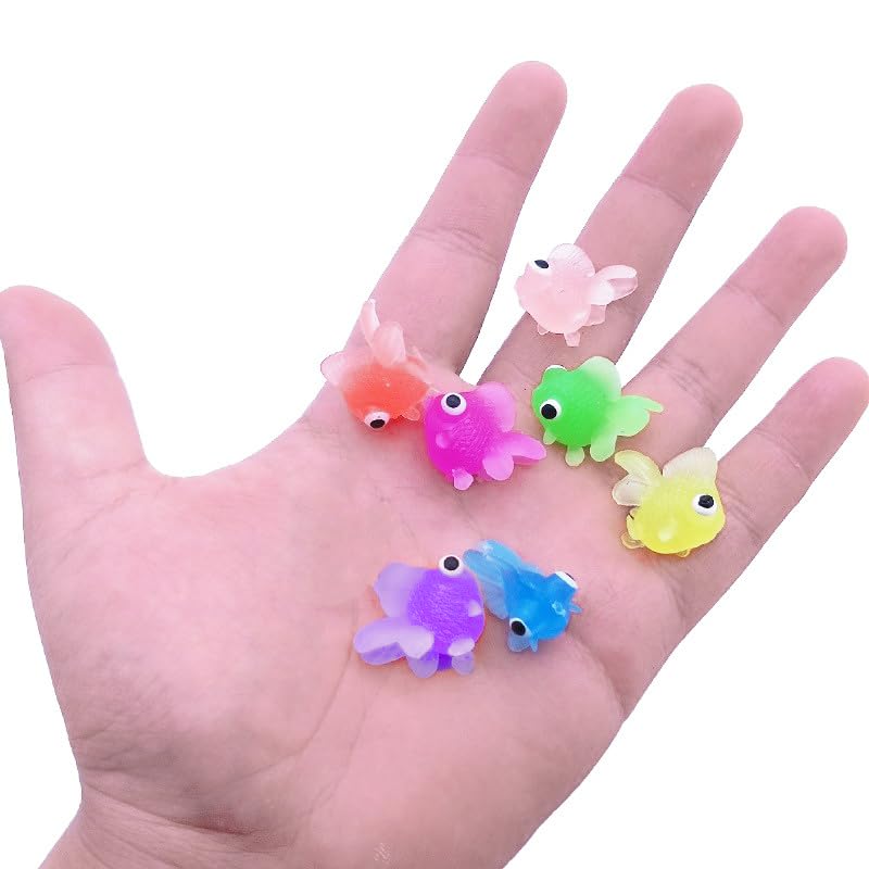 Золотая рыбка 100 Фестиваль Мини Плавающий в Разноцветной Микс Лопатка, Детали, Игрушка, Золотая рыбка, Дом, Детский праздник, Бассейн, Ванна, Фестиваль, Украшение, Вода,