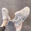Мода Мода 2024 Спортивная женская обувь Кроссовки на шнуровке Тенденции Стильная новинка в высококачественной обуви для женщин Поступление Y2k H