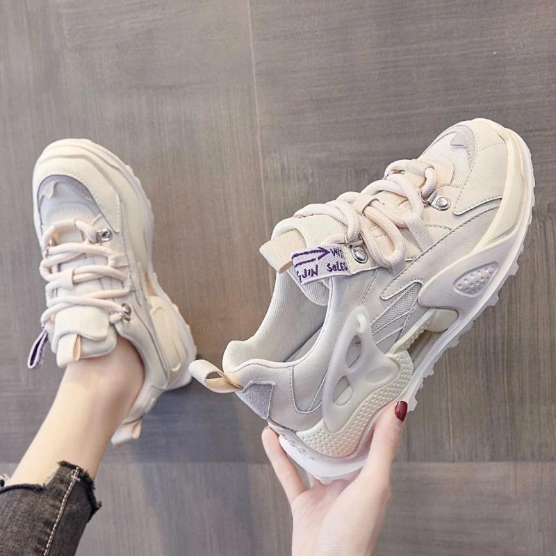 Мода Мода 2024 Спортивная женская обувь Кроссовки на шнуровке Тенденции Стильная новинка в высококачественной обуви для женщин Поступление Y2k H