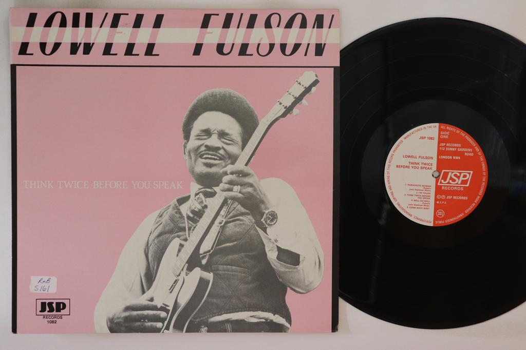 LP Record LOWELL FULSON - Think Twice Before You Speak JSP1082 JSP 1984 UK Blues Used