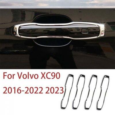 Подходит для 2016- Volvo XC90 ABS Хром Наружная Накладка на Ручку Двери Автомобиля 4 ШТ | Пластик | Передняя Правая | Полированная | Китай