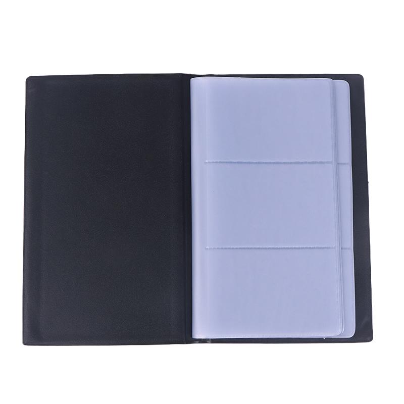 180 карточек Позиция Кожаный Визитница Книга Чехол Органайзер Визитки ID Кредитная карта Держатель Чехол