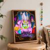 Disney Ursula digital oil painting art handmade diy gift home decoration