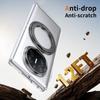 KEYSION Вращающийся на 360° магнитный чехол-подставка с кольцом для Huawei Mate X6 X5 X3 Прозрачный жесткий чехол для телефона из ПК с защитой экрана