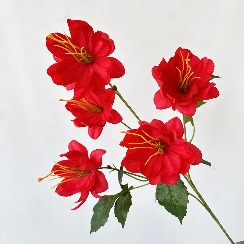 Artificial Flower Snow Lotus Wedding Hotel Restaurant Desktop Decoration Props