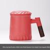 Chaxun Ceramic Tea Mug with Wood Lid & Filter