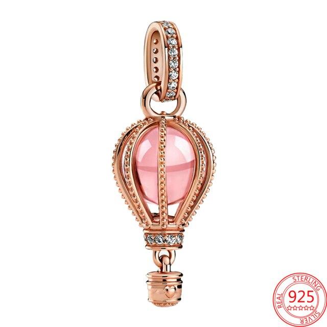 925 Sterling Silver Glass Beads Charms for Jewelry DIY Making Fit Original Bracelets Bangles for Women Gift