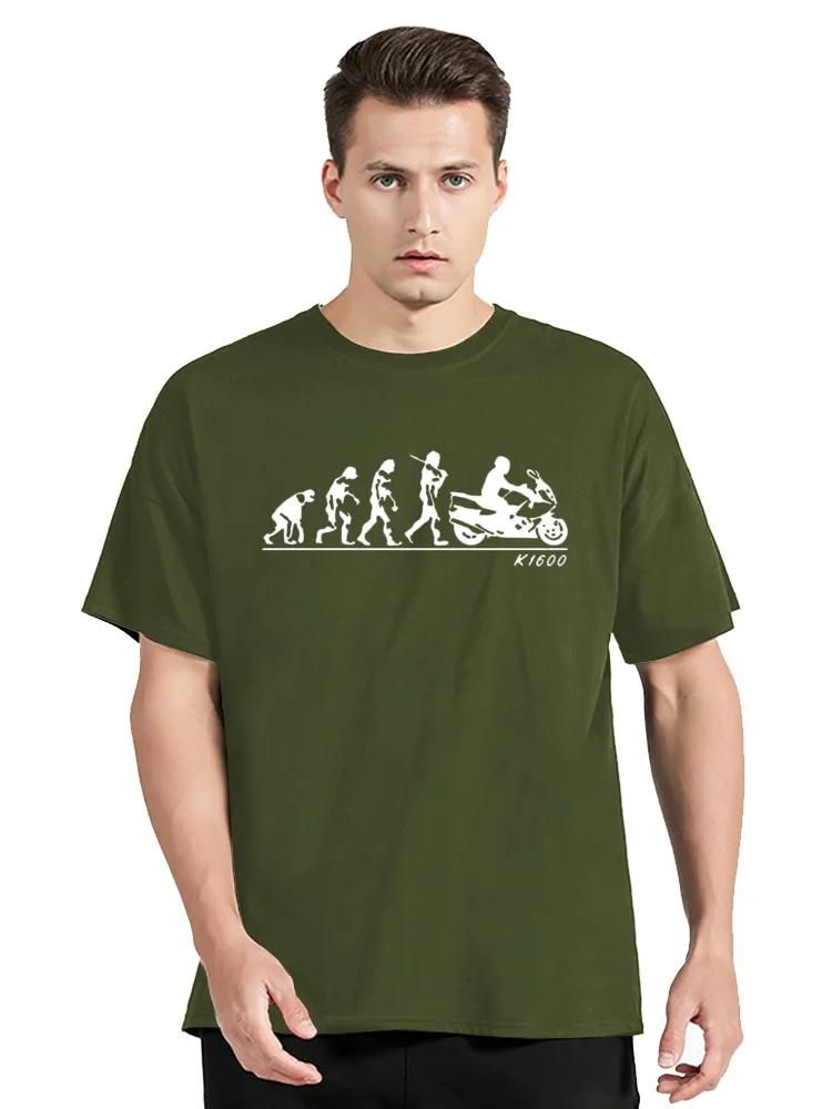 Летняя новинка, мужская футболка, эксклюзивная, забавная, хлопковая футболка Evolution, футболка большого размера, топы, футболки, уличная мужская одежда